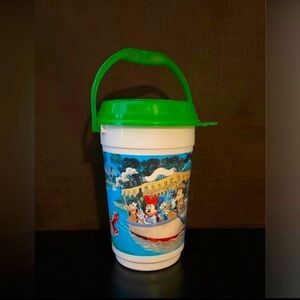 Vtg. DISNEY Jungle Cruise Popcorn Bucket w/ Lid (1992/1993)